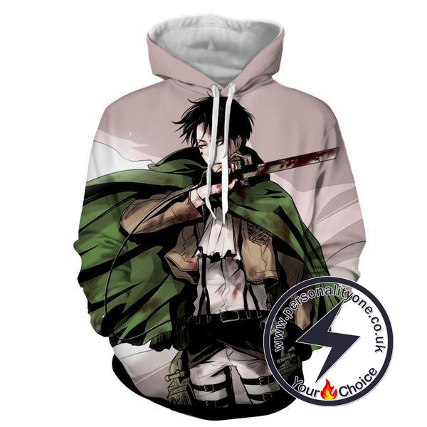 Attack On Titan - Eren Yeager 3D - Attack On Titan Hoodies